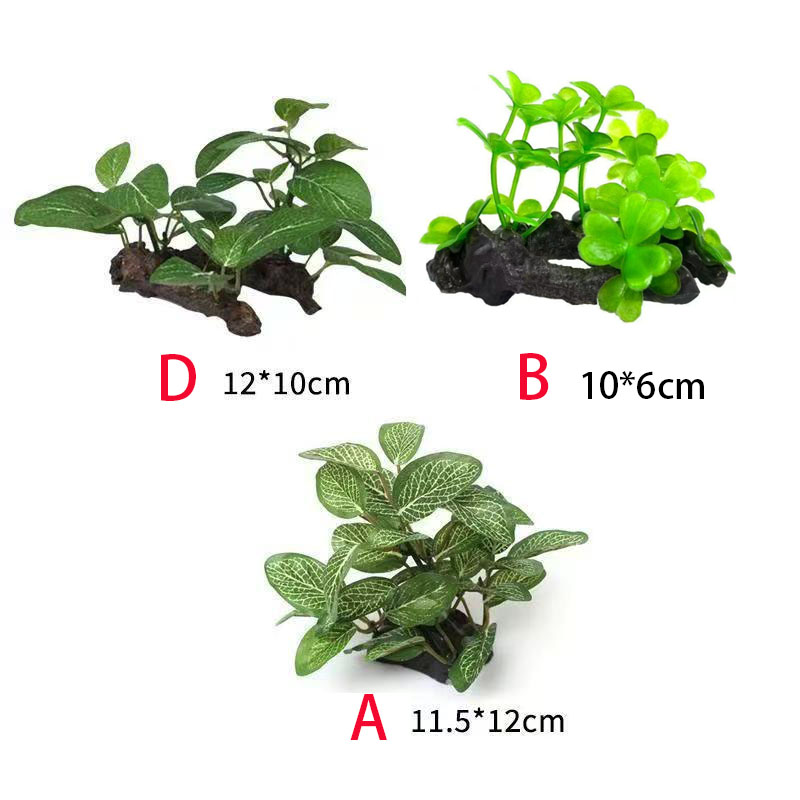 Plastic Artificial Turtle Tree - Planted Aquarium With Driftwood avaliação e preço