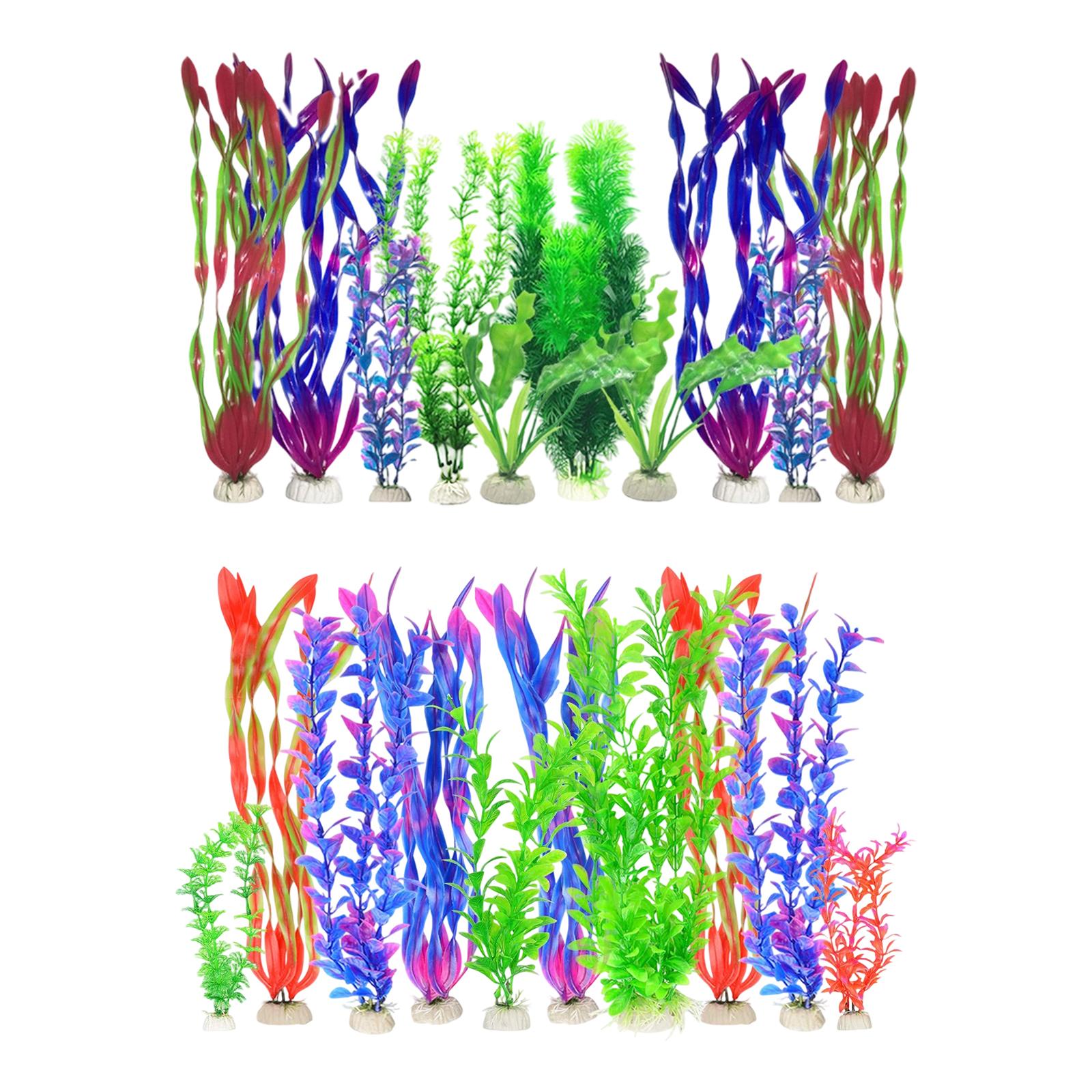 Artificial Aquarium Plants Set - Planted Aquarium Tank Kit avaliação e preço