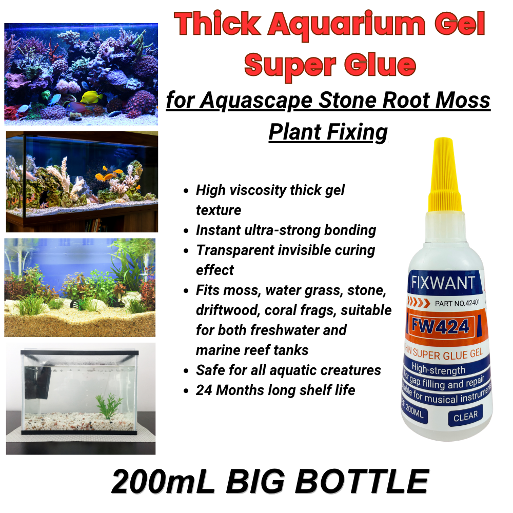 High Viscosity Thick Aquarium  - Planted Aquarium With Driftwood avaliação e preço
