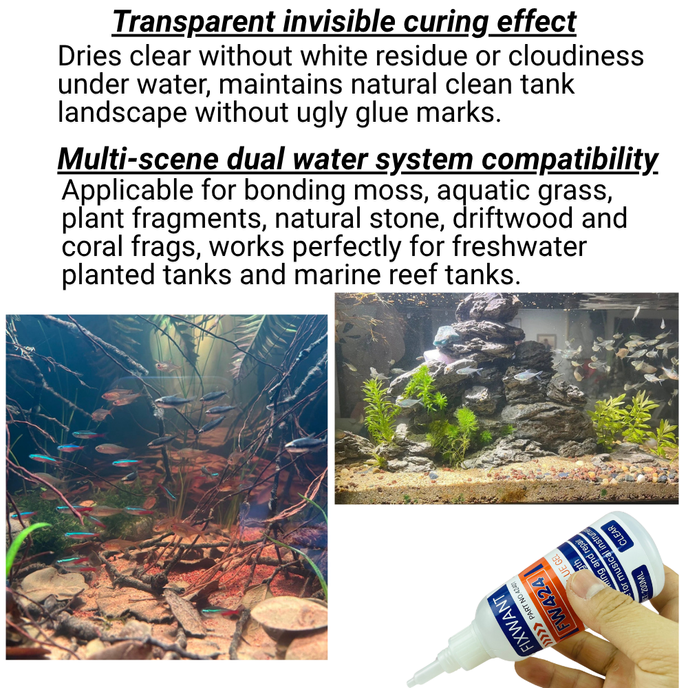High Viscosity Thick Aquarium  - Planted Aquarium With Driftwood avaliação e preço