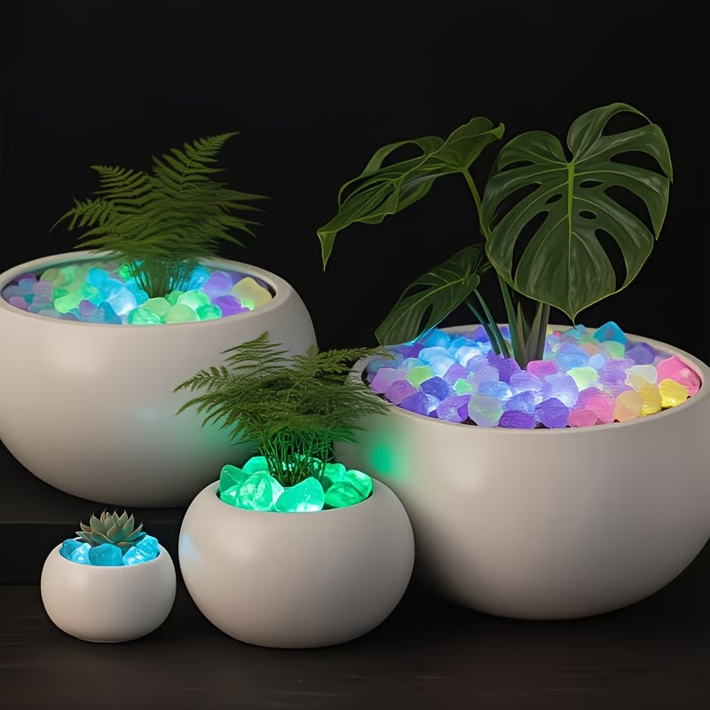 300PCS Luminous Pebble Set,0.9 - Aquarium Planting Ideas avaliação e preço