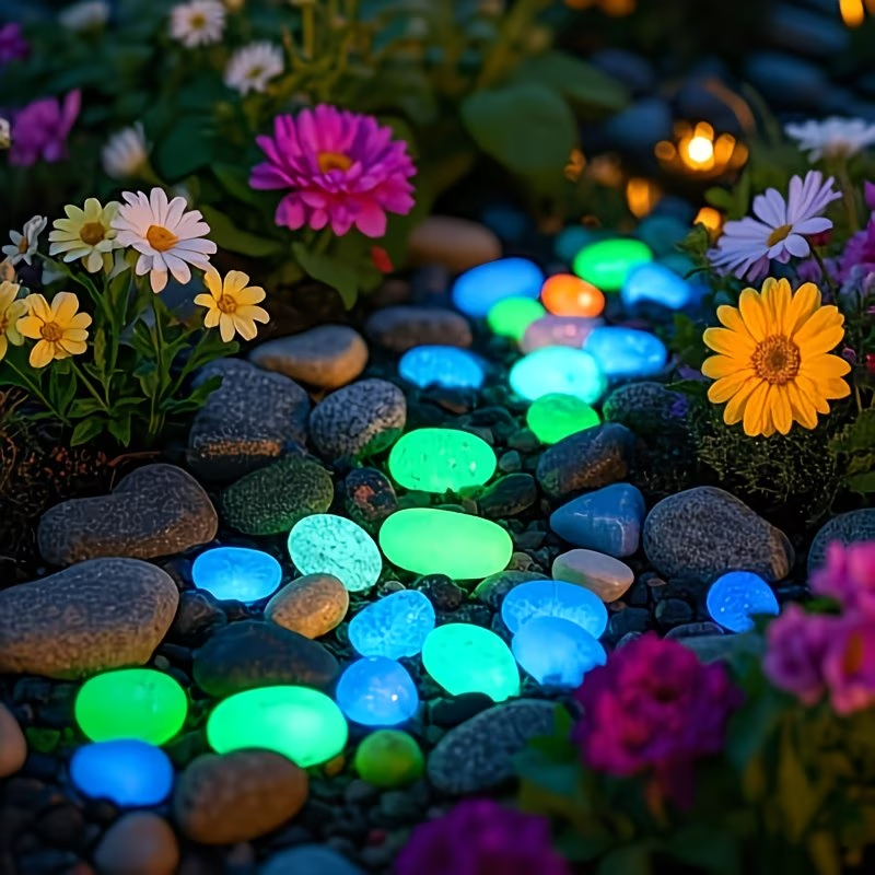 300PCS Luminous Pebble Set,0.9 - Aquarium Planting Ideas avaliação e preço