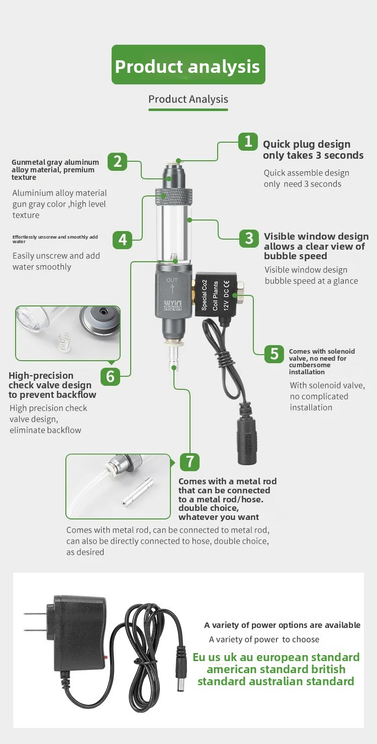Aquarium CO2 solenoid valve Bu - Planted Aquarium Co2 avaliação e preço