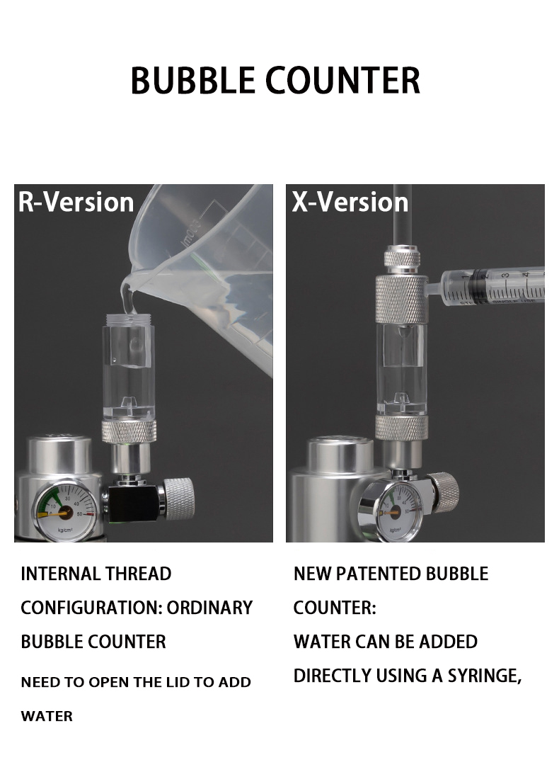 Aquarium CO2 bubble meter Wate - Planted Aquarium Co2 avaliação e preço