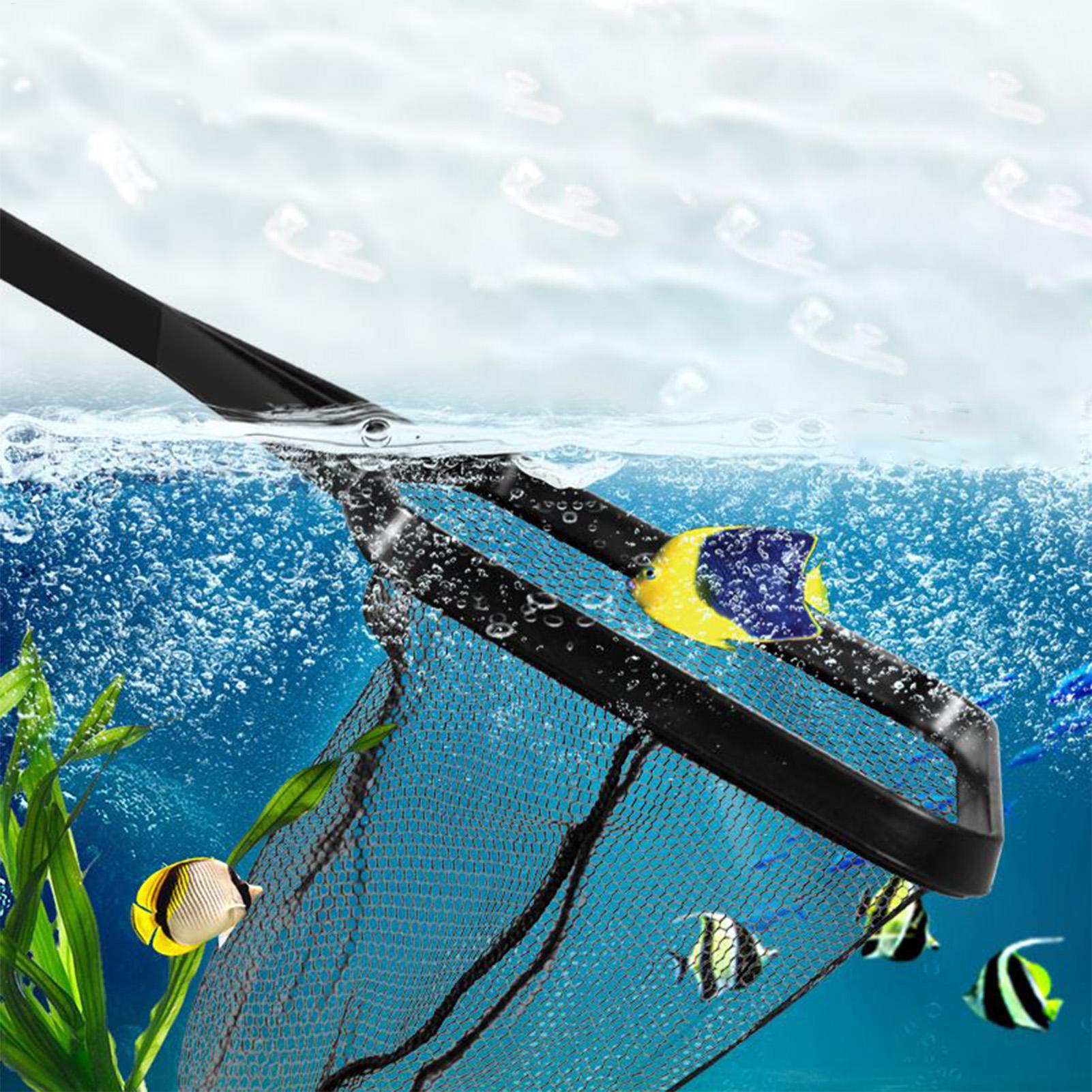 Pool Net Fish Tank Salvage Net - Planted Aquarium Cleaning avaliação e preço