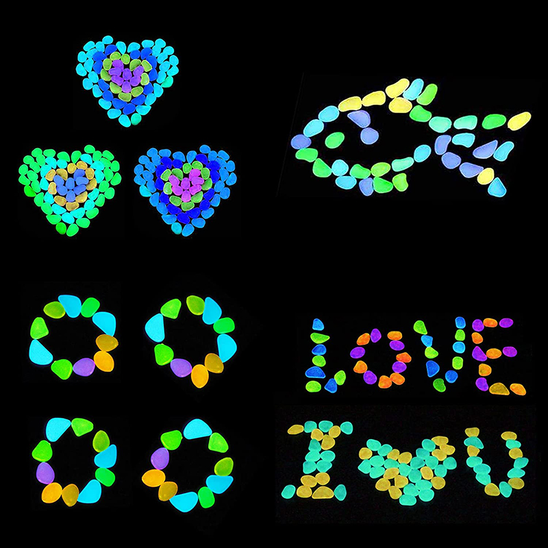 100/500/1000pcs Luminous Stone - Aquarium Planted Sand avaliação e preço