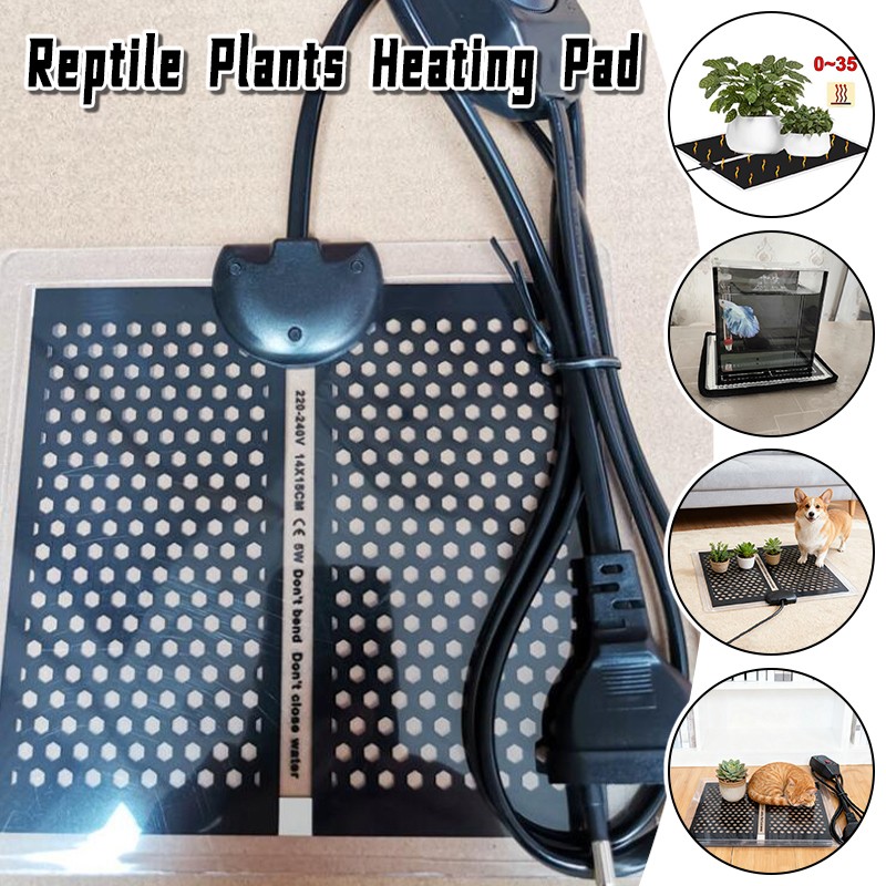 28x28cm Reptile Heat Mat Plant - Aquarium Planting avaliação e preço