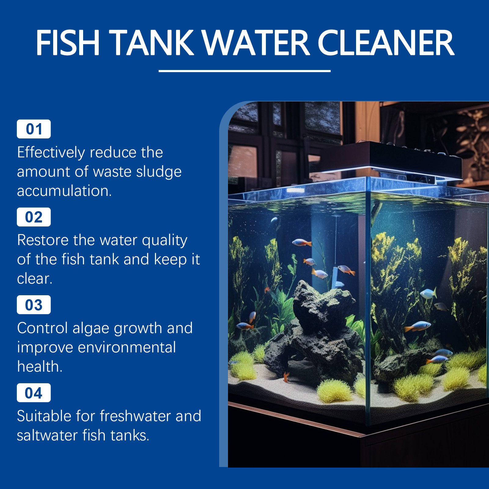 Aquarium Water Clarifier 100ml - Planted Aquarium Cleaning avaliação e preço