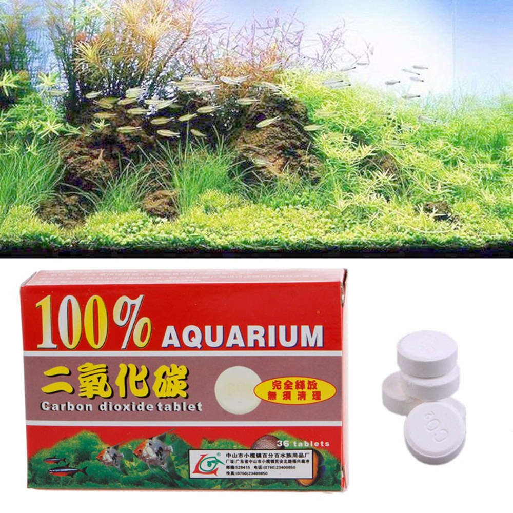36Pcs CO2 Tablets Carbon Dioxi - Aquarium Plant Seeds avaliação e preço
