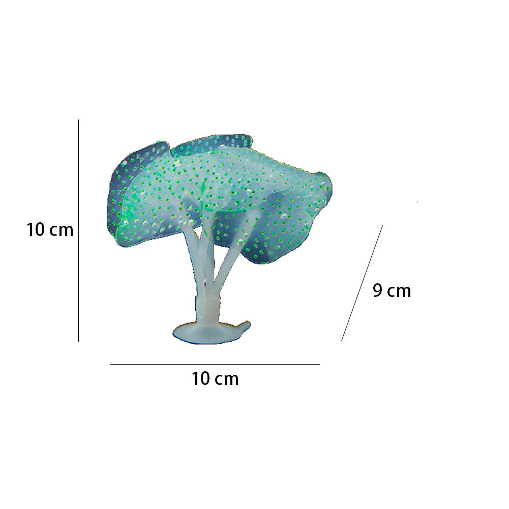 1Pcs Luminous Anemone Artifici - Aquarium Planted Fish Tank avaliação e preço