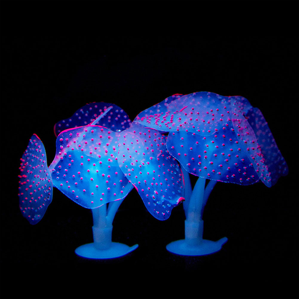 1Pcs Luminous Anemone Artifici - Aquarium Planted Fish Tank avaliação e preço