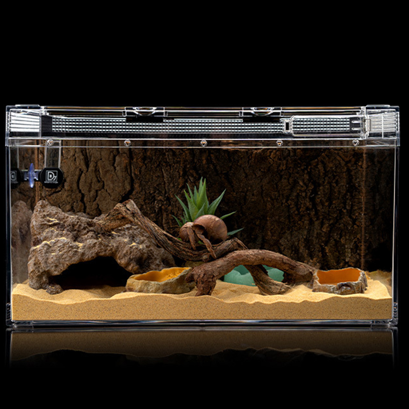 Resin Reptile Hide Cave Artifi - Aquarium Planting Ideas avaliação e preço