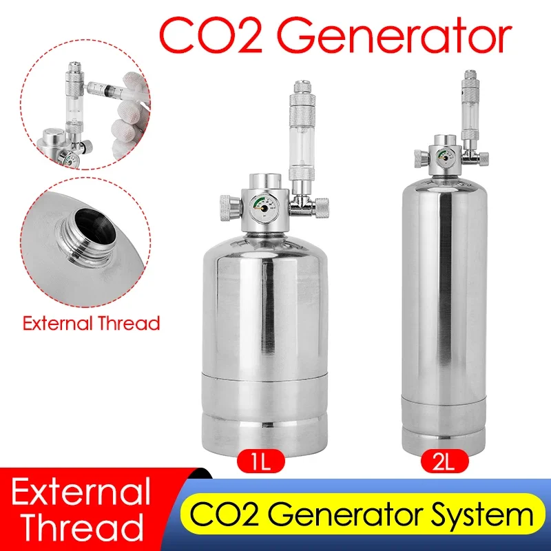 1L/2L Aquarium CO2 Generator S - Planted Aquarium Tank Kit avaliação e preço