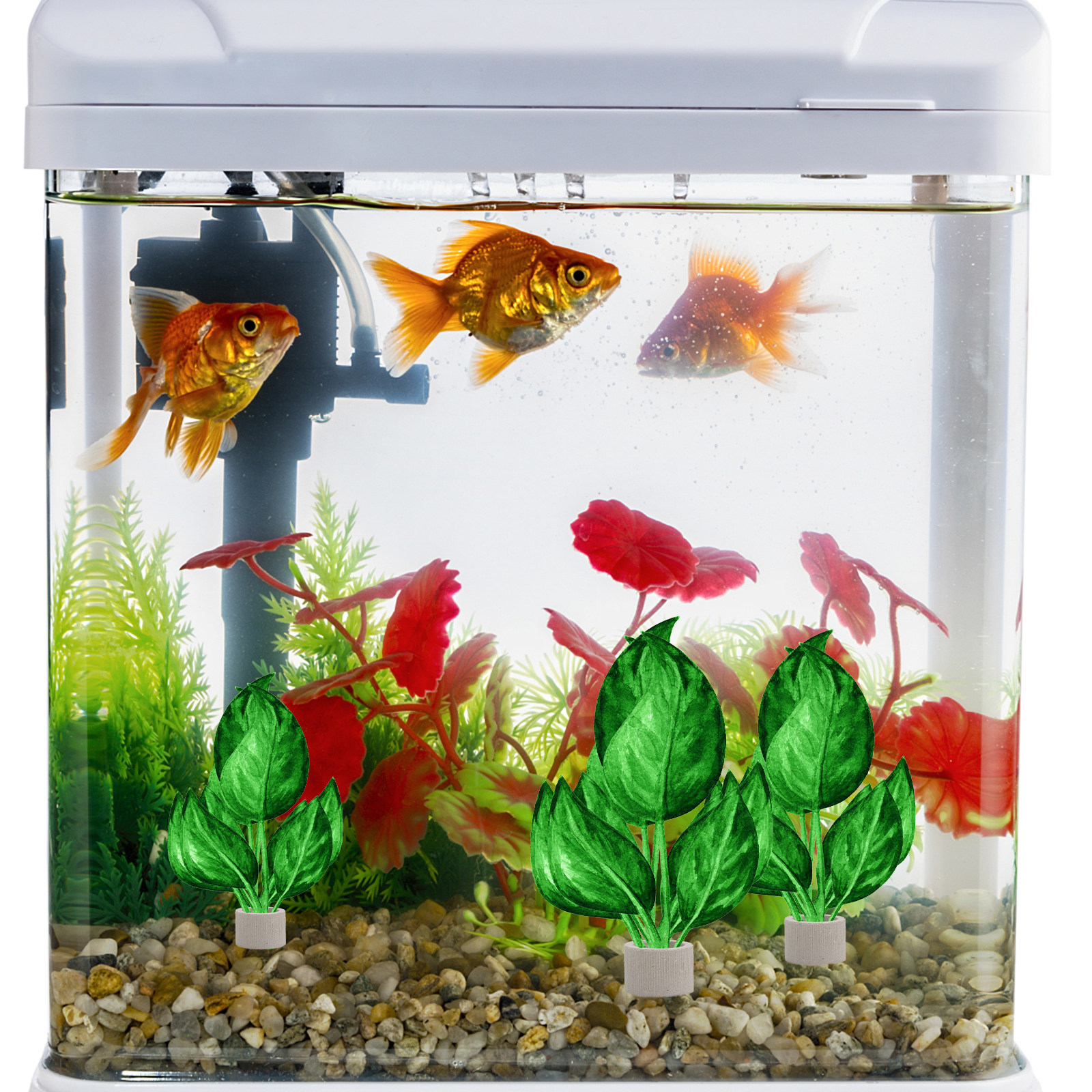 5Pcs Premium Pottery Water Pla - Aquarium Planting avaliação e preço
