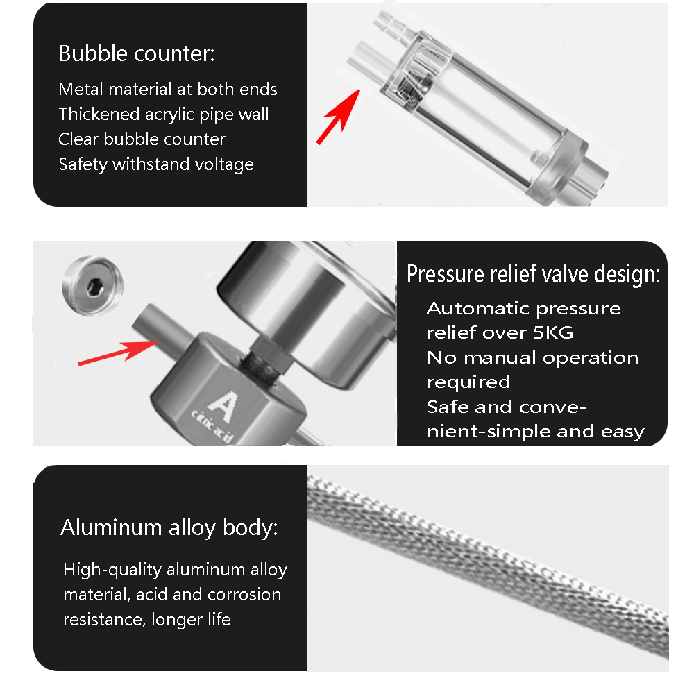 Aquarium DIY CO2 Reactor Gener - Planted Aquarium Tank Kit avaliação e preço