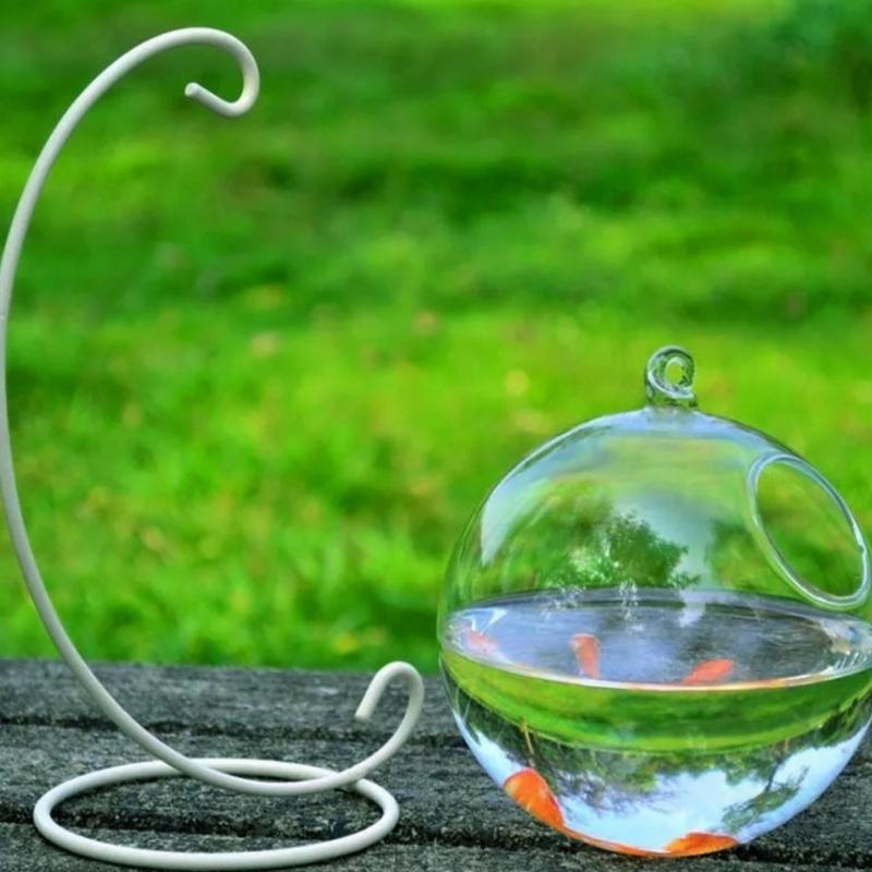 Transparent Spherical Glass Ha - Aquarium Planted Fish Tank avaliação e preço