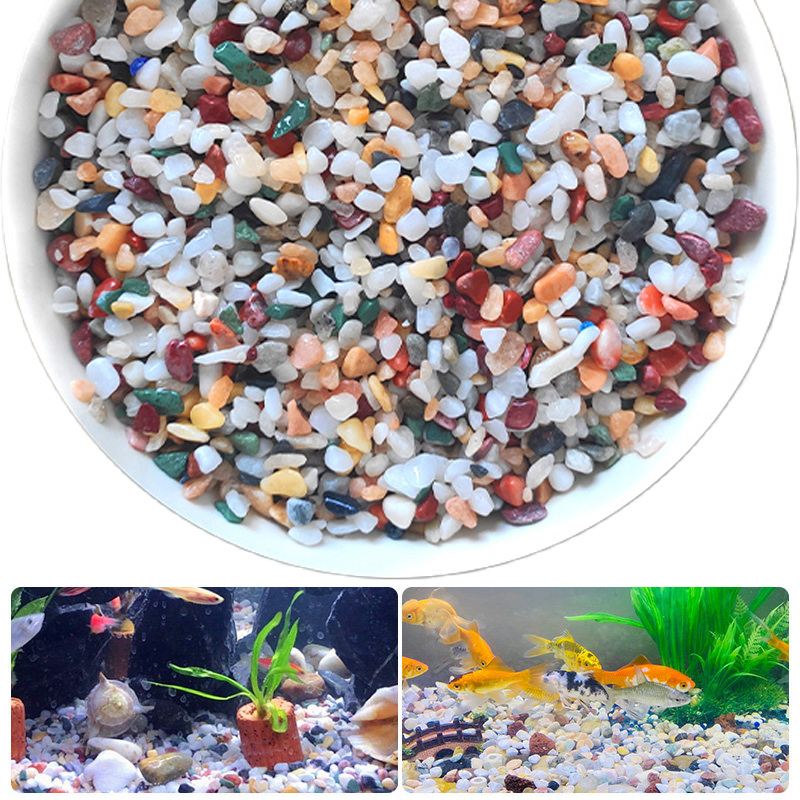 Natural Gravel Stone 200~1000g - Aquarium Planted Sand avaliação e preço