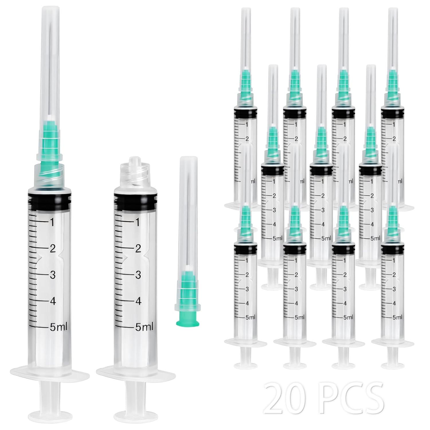 50 Pieces of 5ml Luer-Lock Syr - Aquarium Planting avaliação e preço