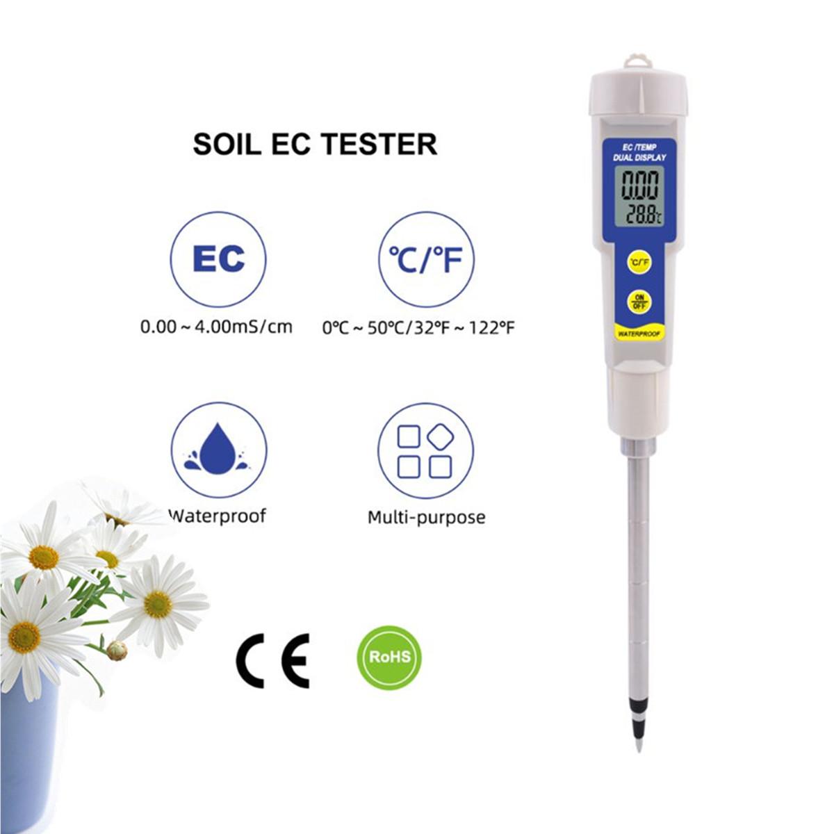 EC-315 2 in 1 Soil EC Tester M - Aquarium Plant Lab avaliação e preço