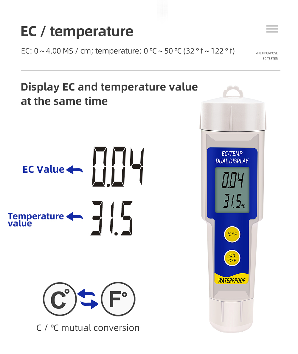 EC-315 2 in 1 Soil EC Tester M - Aquarium Plant Lab avaliação e preço