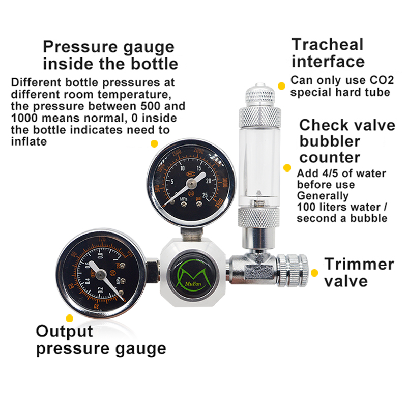 Aquarium CO2 Regulator Magneti - Planted Aquarium Co2 avaliação e preço