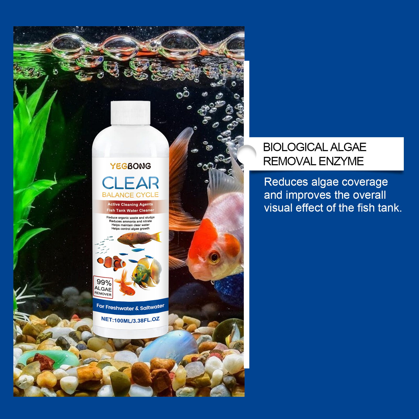 Aquarium Water Clarifier 100ml - Planted Aquarium Cleaning avaliação e preço
