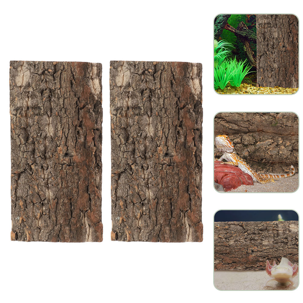 2Pcs Terrarium Cork Bark for R - Aquarium Planting Ideas avaliação e preço