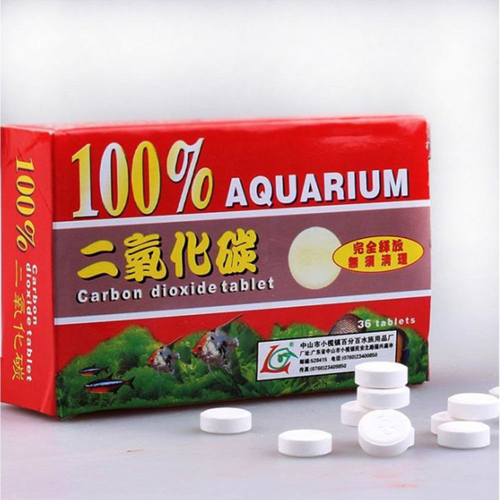 36pcs/Box CO2 Tablet Carbon Di - Aquarium Plant Seeds avaliação e preço