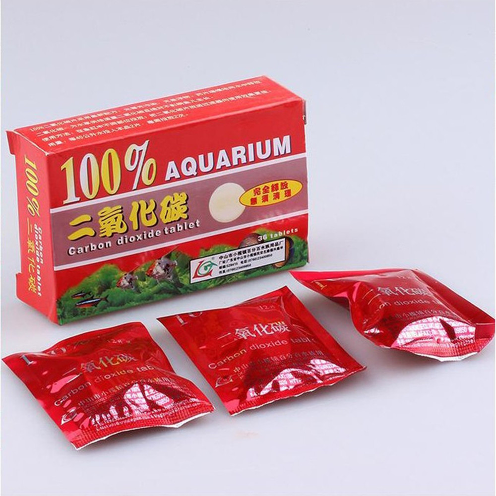 36pcs/Box CO2 Tablet Carbon Di - Aquarium Plant Seeds avaliação e preço