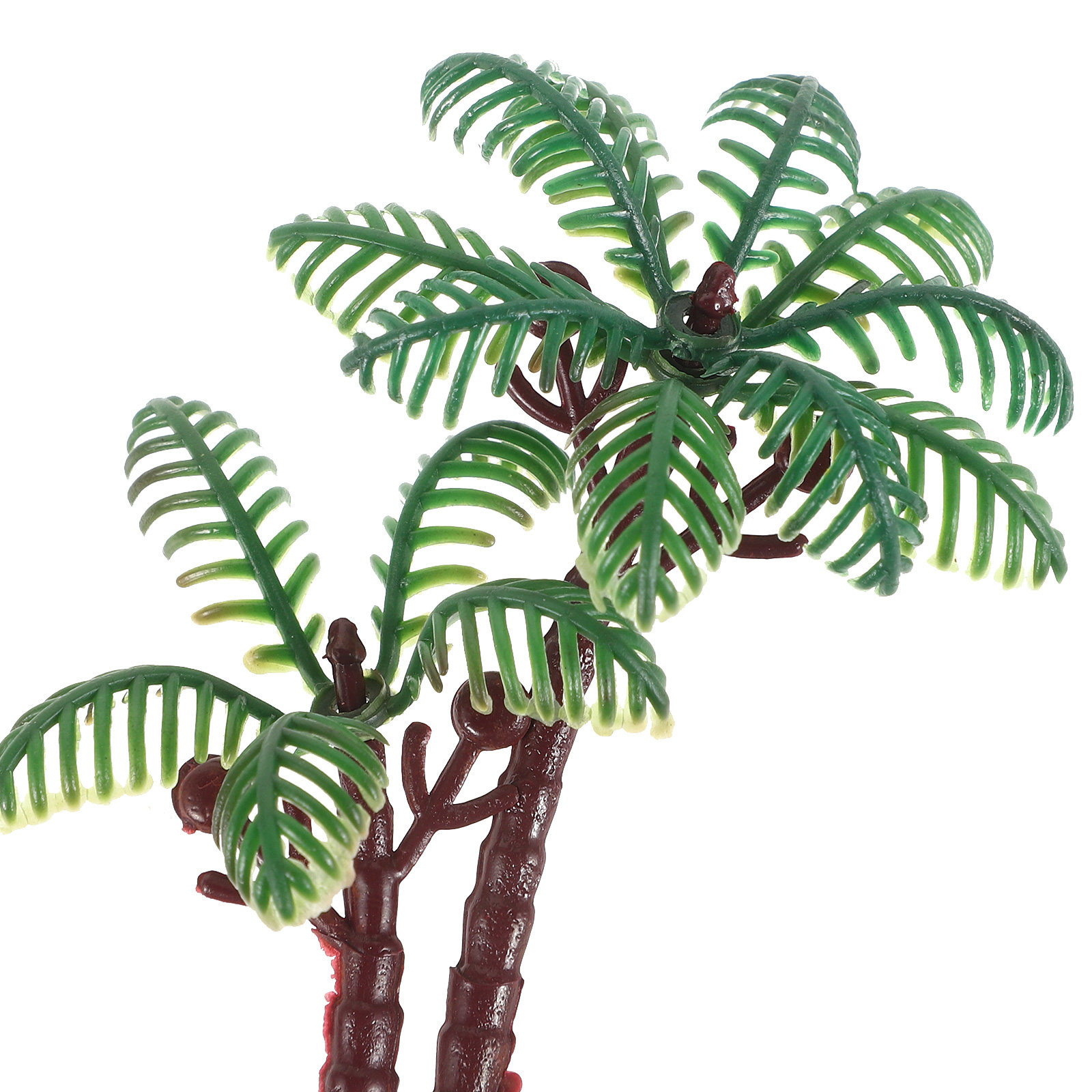 15Pcs Plastic Coconut Tree Dec - Aquarium Planted Sand avaliação e preço
