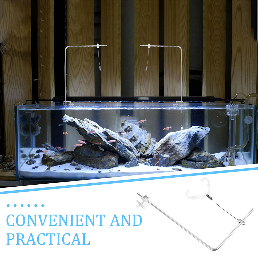 2pcs Aquarium Light Holder Wit - Aquarium Planted Fish Tank avaliação e preço
