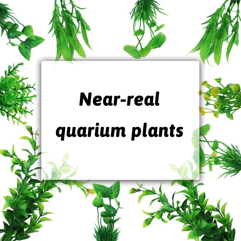 10/20Pcs Artificial Aquarium P - Aquarium Planted Fish Tank avaliação e preço