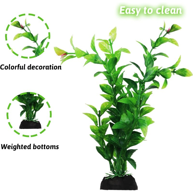 10/20Pcs Artificial Aquarium P - Aquarium Planted Fish Tank avaliação e preço