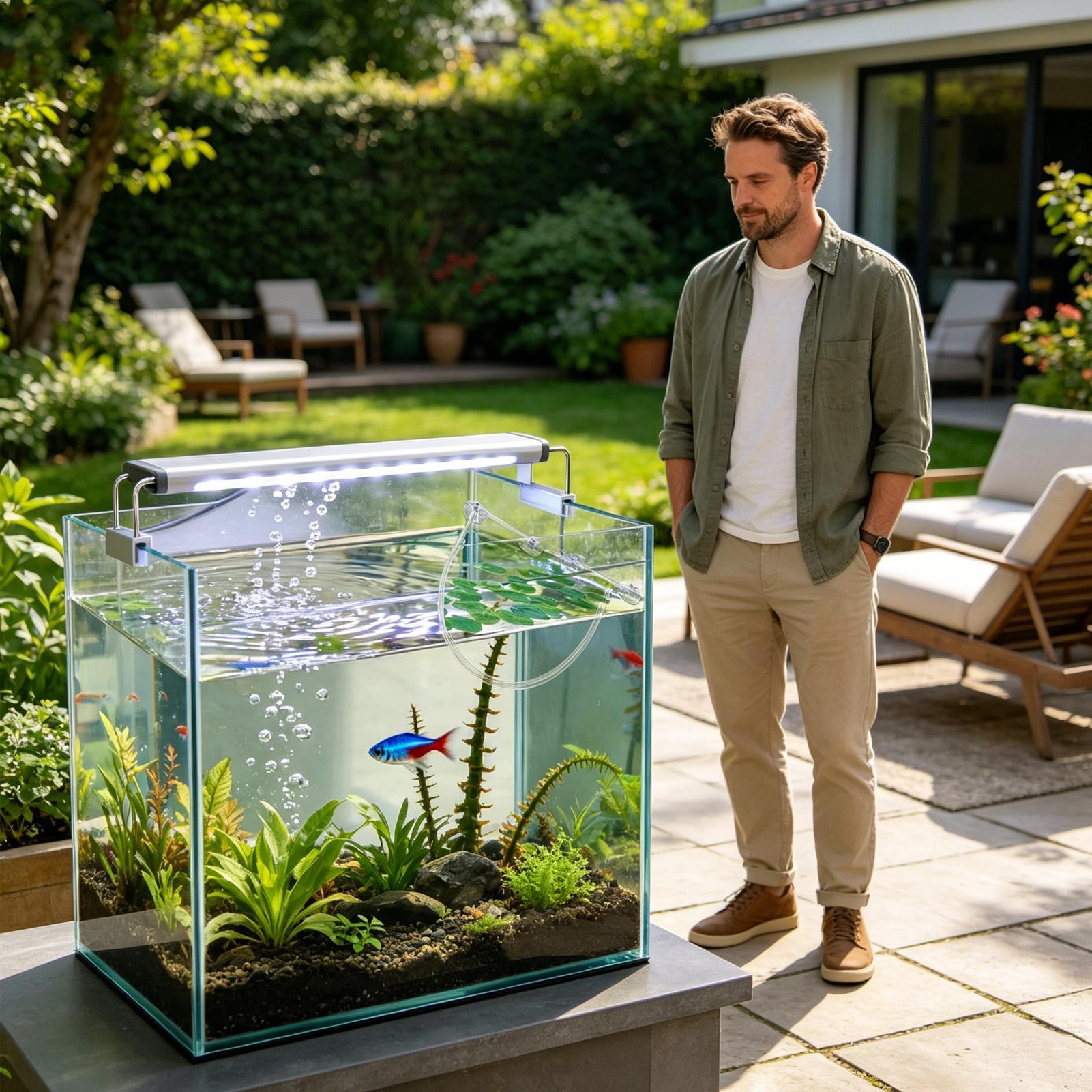 Aquarium Floating Plant Barrie - Planted Aquarium Tank Kit avaliação e preço