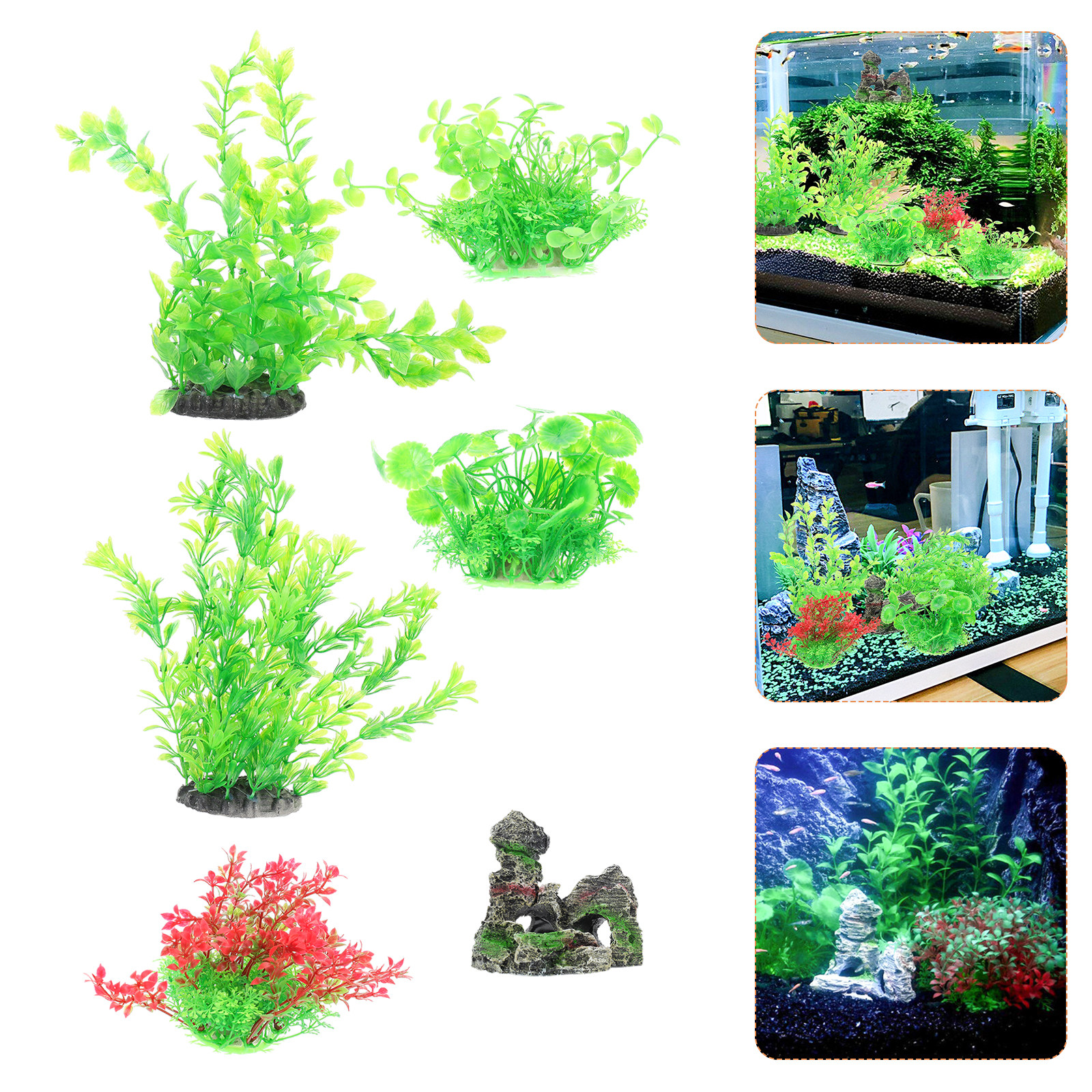 1Set Beautiful Simple Aquarium - Planted Aquarium Tank Kit avaliação e preço