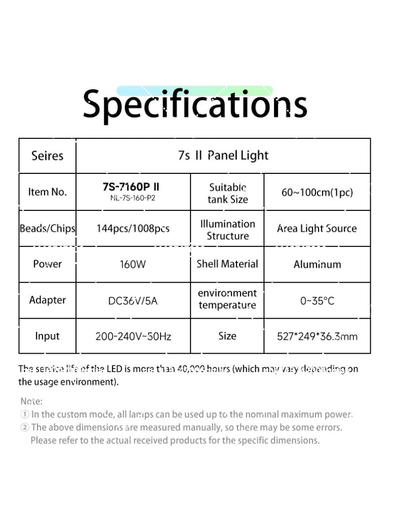 Aquarium LED Light 160W RGB Fu - Aquarium Planting avaliação e preço